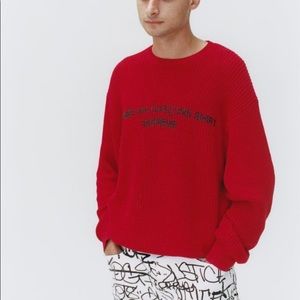 Supreme x Com des garçons colab sweater